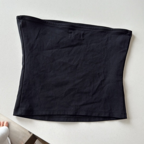 Nordstrom Open Edit black strapless top - Picture 2 of 3